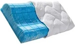 Novel Nackenkissen, Wei&szlig;, Textil, F&uuml;llung: Polyetherschaumkern, 40x80 cm, Gelpads,