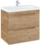Lomado Waschtisch, Braun, Holzwerkstoff, 61x63x46 cm, Badezimmer,