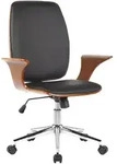 CLP Drehstuhl, Schwarz, Walnuss, Metall, 67x93x68 cm, Arbeitszimmer,...