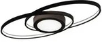 Led-Deckenleuchte Galaxy, Anthrazit, Schwarz, Metall, 57x4x23 cm, Lampen & Leuchten,