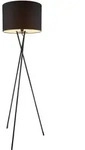 Globo Stehleuchte, Schwarz, Textil, 160 cm, CE, Lesearm, Flexarm, Lampen & Leuchten,