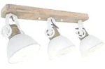 Deckenspots, Anthrazit, Kupfer, Holz, Metall, Eiche, 59x19x23 cm, drehbar, Lampen &