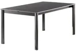 Sieger Gartentisch, Anthrazit, Metall, Kunststoff, rechteckig, eckig,...