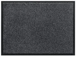 Boxxx FU&szlig;MATTE, Anthrazit, Textil, Uni, rechteckig, 60x80 cm, Teppiche & B&ouml;den,
