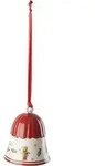 Villeroy & Boch Dekoglocke Toy's Delight Decoration, Mehrfarbig, Wei&szlig;, Keramik,