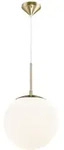 Nordlux Pendelleuchte, Wei&szlig;, Glas, Kugel,Kugel, 40 cm, Lampen & Leuchten,