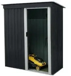 Home Deluxe Ger&auml;teschuppen, Anthrazit, Metall, 163x182x89 cm, Aufbewahrung &