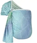 Hoppediz Babytragetuch, Blau, T&uuml;rkis, Gr&uuml;n, Creme, Textil, 70x0.1x200 cm, Baby on