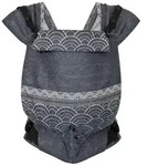 Hoppediz Babytrage, Blaugrau, Graphit, Textil, 26.5x7.2x38.5 cm, SGS-gepr&uuml;ft, Baby