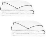 vidaXL Winter-Daunendecke, Wei&szlig;, Textil, 135x200 cm, Schlaftextilien, Bettdecken