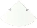 vidaXL Wandboard, Transparent, Glas, Rechteckig, 35x0.8x35 cm, Wohnzimmer, Regale,