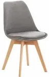 CLP Stuhl, Grau, Holz, 49x83x50 cm, Esszimmer, St&uuml;hle, Esszimmerst&uuml;hle,