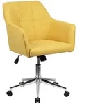 Svita Drehstuhl, Gelb, Textil, 1-Sitzer, 61x95x57 cm, Arbeitszimmer, B&uuml;rost&uuml;hle,