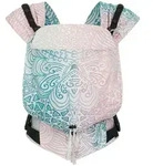 Hoppediz Babytrage, Creme, Hellblau, Rosa, Textil, 26.5x7.2x38.5 cm, SGS-gepr&uuml;ft,
