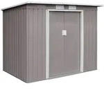 Hattoro Ger&auml;tehaus, Grau, Metall, Rechteckig, 130x173x213 cm, Aufbewahrung &
