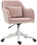 Vinsetto Massage, Rosa, Textil, 70x86x57 cm, Arbeitszimmer, B&uuml;rost&uuml;hle, Drehst&uuml;hle