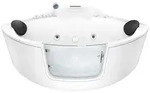 AcquaVapore by Sandra Jentho Whirlpool, Wei&szlig;, Glas, Kunststoff, Metall, Dreieckig,
