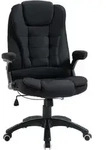 Vinsetto B&uuml;rostuhl, Schwarz, Kunststoff, 72x120x65 cm, Arbeitszimmer, B&uuml;rost&uuml;hle,