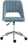 Vinsetto B&uuml;rostuhl, Blau, Metall, 1-Sitzer, 60x91x49 cm, Arbeitszimmer,