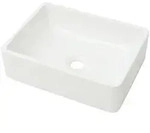 vidaXL Waschbecken, Wei&szlig;, Keramik, Rechteckig, 41x12x30 cm, Badezimmer, Waschbecken
