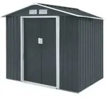 Hattoro Ger&auml;tehaus, Grau, Metall, 127x185x213 cm, Aufbewahrung & Schutzh&uuml;llen,