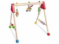 Eichhorn Spielbogen Baby Gym, Mehrfarbig, Holz, Kunststoff, Buche, 52x47x46 cm,