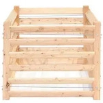 Komposter, L&auml;rche, Holz, L&auml;rche, 800 L, 100x80x100 cm, Gartenzubeh&ouml;r,