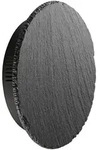 Trio Leuchten Led-Wandleuchte Raven, Schwarz, Schiefer, Stein, 8 cm, 4-fach