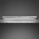 SMEG DUNSTABZUGSHAUBE Silber 89.8x39.6x28.2 cm, Energieeffizienzklasse: A...