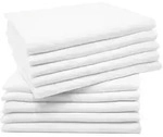Zollner Spuckt&uuml;cher,, Wei&szlig;, Textil, 80x80 cm, Oeko-Tex&reg; Standard 100, Pflegen,