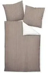Janine Wendebettw&auml;sche Tango, Taupe, Textil, Streifen, 135x200 cm, Textiles