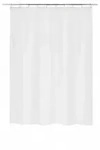 Spirella Duschvorhang Primo, Wei&szlig;, Textil, Uni, 240x200 cm, antibakteriell,