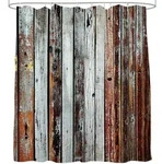 Sanilo Duschvorhang, Braun, Textil, Rechteckig, 180x200 cm, Badtextilien,