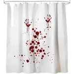 Sanilo Duschvorhang, Rot, Textil, Rechteckig, 180x200 cm, Badtextilien,