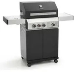 Taino Gasgrill, Schwarz, Metall, 128x114x55 cm, Grills & Outdoor-K&uuml;chen,...