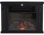 Homcom Elektrokamin, Schwarz, Metall, 17x25x34 cm, Freizeit, Heizen & K&uuml;hlen,