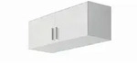 Carryhome Aufsatzschrank, Wei&szlig;, Wei&szlig; Hochglanz, Holzwerkstoff, 91x39x54 cm, Blauer