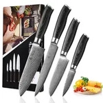 Wakoli Messerset, Schwarz, Metall, Kochen, K&uuml;chenmesser, Messersets