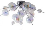 N&auml;ve Deckenleuchte Explosion, Chrom, Metall, Glas, 38 cm, Lampen & Leuchten,