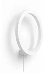 Philips HUE Led-Wandleuchte Sana Wall, Wei&szlig;, Metall, 25.5x25.5x5.2 cm,