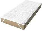 Jekatex Matratzenauflage, Wei&szlig;, Textil, 120x200 cm, Oeko-Tex&reg;, Schlafzimmer