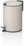 Kela Kosmetikeimer Mats, Beige, Kunststoff, 3 L, 17 cm, Badaccessoires,