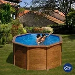 Gre Pool 2023, Braun, Metall, 240x120x240 cm, Freizeit, Pools und Wasserspa&szlig;, Pools