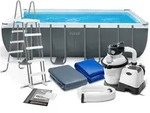 Pool, Blau, Textil, 549x132x274 cm, Freizeit, Pools und Wasserspa&szlig;, Pools