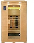 Artsauna Infrarotkabine, Natur, Holz, 120x190x100 cm, Freizeit, Wellness,