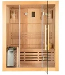 Home Deluxe Traditionelle, Natur, Holz, 150x190x120 cm, Freizeit, Wellness, Sauna