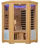 Artsauna Infrarotkabine, Natur, Holz, 120x190x120 cm, Freizeit, Wellness,