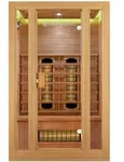 Artsauna Infrarotkabine, Natur, Holz, 120x190x105 cm, Freizeit, Wellness,