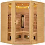 Artsauna Infrarotkabine, Natur, Holz, 150x190x150 cm, Freizeit, Wellness,