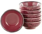 Creatable Dipschalenset, Dunkelrosa, Keramik, 6-teilig, rund, Essen & Trinken,